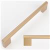 Amerdeco 10 pezzi Maniglie per Mobili Oro Champagne da Cucina Distanza fori 192mm Maniglie cucina armadietti in maniglie cucina per maniglie cassetti UK0077