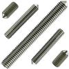AGBERG M6 x 14 mm (30 pezzi) viti a testa piatta - Acciaio inox VA A2 V2A - Perno filettato con esagono incassato e punta - DIN 914 - ISO 4027 | AGBERG