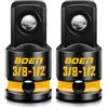 Mr.wintek Set di 2 adattatori 3/8 - 1/2, 3/8 - 1/2, adattatore di bussola di forza con impronta gialla, acciaio al cromo molibdeno