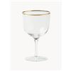 Bitossi Home Set di 6 bicchieri da vino in vetro soffiato Deco