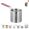Generico Cestello per Pasta in Acciaio Inox,Divisorio per Cottura,Cestello per Pasta separata,Mestolo per Spaghetti,Cestelli Separato per Pentola Ideale per Scolare Spaghetti e Noodles Set, per verdure
