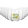 Krosno Bicchieri da Acqua Set di 12, 490 ml, Collezione Infinity
