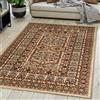 Mazovia Tappeto Salotto Moderno Orientale e Vintage Pelo Corto - Tappeti Soggiorno Turchi Originali - Tappeti Camera da Letto - Tappeti Salotto Grandi Dimensioni - Beige 140 x 200 cm