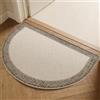 HOMECOVER Semicircolare Zerbino, Antiscivolo Zerbino Interno Assorbente Ispessimento Lavabile Per Ingresso Interno Cucina-C-50×80cm