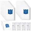 Foho 16 sacchetti per aspirapolvere Miele GN Complete C2/C3, Classic C1 S8340, con 4 filtri motore e 4 aria di scarico [S8000, S5000, S2000, S800 & S600] di Scarico 9917730 10123210