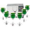 GOSOYO Set da 6 Bicchieri da Shot Con Stelo (2oz/55ml) - Per Liquore, Sherry, Assenzio, Mini Vino, Porto, Aperitivo