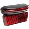 TRELOCK LS 654 COB Line Signal - E-bike fanale posteriore 6-12V con luce freno, con riflettore rimovibile ZL 650 - Omologato StVZO