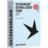 Schwalbe Camera d'aria SV6-EL EXTRA Light 23/40-406 IB Black 40 mm