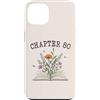 Librarian Bookish Bookworms & Novel Writ Custodia per iPhone 13 Capitolo 80 - Amanti dei libri & Lettori 80° compleanno Fiori di campo