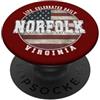 Virginia born and pride Norfolk Virginia, Vintage bandiera americana PopSockets PopGrip Adesivo