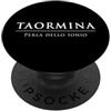 Beautiful Italy Holiday Shirts Taormina Sicilia Italia Perla dello Ionio PopSockets PopGrip Adesivo