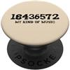 V8 Big Block Drag Racing Mechanic Gifts 18436572 Il mio tipo di musica 18436572 Ordine di sparo Big Block V8 PopSockets PopGrip Adesivo