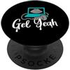 Ultrasound Technician Humor - DressedFor Gel Yeah Funny Sonographers Ultrasound Tech PopSockets PopGrip Adesivo