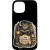 Jimbeels Custodia per iPhone 15 Gufo lettura Libri prima del rumore