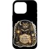 Jimbeels Custodia per iPhone 16 Pro Gufo lettura Libri prima del rumore