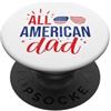 All American Dad 4th of July Daddy Sunglasses Family PopSockets PopGrip Adesivo