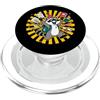 Last Day Of School Summer Break Student Ultimo Giorno Scuola Procione Studente Estate Break Cartoon Art PopSockets PopGrip per MagSafe