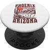 Phoenix Arizona USA Outdoor Vintage Fenice PopSockets PopGrip Adesivo