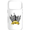 NYC New York Costume Yellow Cab Taxi App Custodia per iPhone 17 Pro New York City taxi giallo skyline NYC per donne uomini bambini