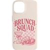 Brunch Squad - Minimalistic Brunching De Custodia per iPhone 14 Brunch Squad Colazione Amanti Croissant Mimosa Rosa