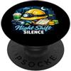 Quiet Line Studio Silenzio del turno di PopSockets PopGrip Adesivo
