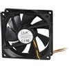 SOS PROMOTING LINK LKV9225 - Ventola 92x92x25 mm 12V - Connettore 3 Fili con Viti Incluse, Raffreddamento Elettronico per PC e Apparecchiature