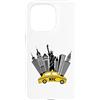 NYC New York Costume Yellow Cab Taxi App Custodia per iPhone 15 Pro New York City taxi giallo skyline NYC per donne uomini bambini