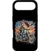 Lincoln Motorcycle Patriotic Merch Store Custodia per iPhone Air Abraham Abe Lincoln Motorcycle USA Flag Biker 4 luglio