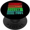 Lustige Geburtstagssprüche zum 25. 25° compleanno leggendario da agosto 2001 frase compleanno PopSockets PopGrip Adesivo