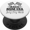 Racing Moms Race Day Mamma Era Hot Mess Sempre stressato PopSockets PopGrip Adesivo