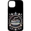 Curling Stone Player Gifts Custodia per iPhone 15 Plus Winter Ice Curler Curling Stone