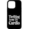 Fraxoweb Custodia per iPhone 15 Pro Max Thrifling è il mio amante dello shopping dell'usato vintage cardio