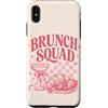 Brunch Squad - Minimalistic Brunching De Custodia per iPhone XS Max Brunch Squad Colazione Amanti Croissant Mimosa Rosa