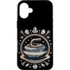 Curling Stone Player Gifts Custodia per iPhone 16 Plus Winter Ice Curler Curling Stone