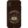 Bookworm Reading Fantasy Romance Book Custodia per iPhone X/XS Romantasy Book Club Romance Fantasy Reader Amante dei libri