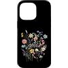 L+A Custodia per iPhone 14 Pro Max Fiori selvatici di colore dell'acqua di estate