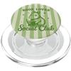 Animal Print Cute And Fun Capybara Bookish Tea Matcha Book Lover Social Club PopSockets PopGrip per MagSafe