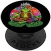 Segno di pace InGENIUS Hippie rana amante segno di pace retrò year '60-'70 Tie Dye PopSockets PopGrip Adesivo