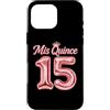 Mis Quince Tees Custodia per iPhone 16 Pro Max Mis Quince 15 Quinceanera Ballon Messicano Compleanno XV Festa