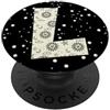Mystic Celestial Alphabet Monogram Colle Lettera celeste L Sole Luna Vintage Alfabeto PopSockets PopGrip Adesivo