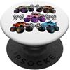 Racing Moms Club Corrispondenza Family Race Day Trucks PopSockets PopGrip Adesivo