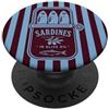 Preposh Carino Sardine Borgogna Strisce Blu Vintage Estetica Estate PopSockets PopGrip Adesivo
