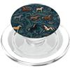 Equine Spirit Illustration Tono terra modello cavalli PopSockets PopGrip per MagSafe