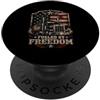 Truck Driver Dad Trucker Design Co Camionista Papà Patriottica Bandiera Americana Trucker Fathers Day PopSockets PopGrip Adesivo