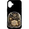 Jimbeels Custodia per iPhone 16 Plus Gufo lettura Libri prima del rumore