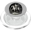 Demonique Tees and Ars Goetia Demon Gift Bathin Serpent Rider Rising PopSockets PopGrip per MagSafe