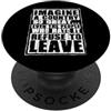 Camicie e regali patriottici InGENIUS Retro Immagina un paese così grande Citazione patriottica PopSockets PopGrip Adesivo