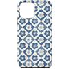 generic Custodia per iPhone 12 mini Motivo con fiori di ciliegio Sakura blu indaco