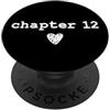Librarian Bookish Bookworms & Novel Writ Capitolo 12 | Book Lovers Lettori & Autori 12 ° compleanno PopSockets PopGrip Adesivo