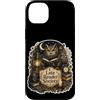 Jimbeels Custodia per iPhone 14 Plus Gufo lettura Libri prima del rumore